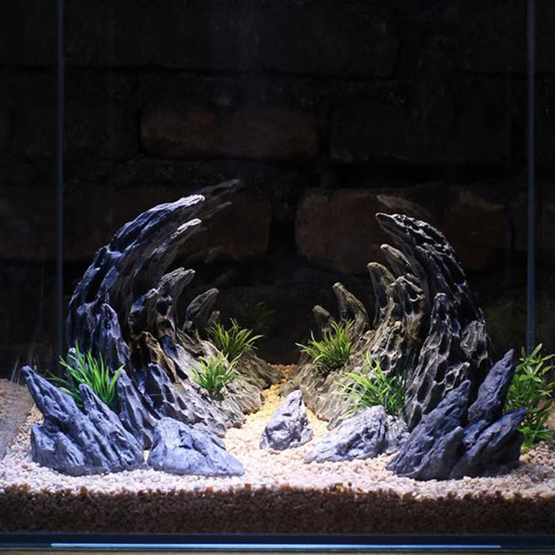 Marine Aquarium Gravel - Resin Aquarium Decoration Fish Tank Simulated