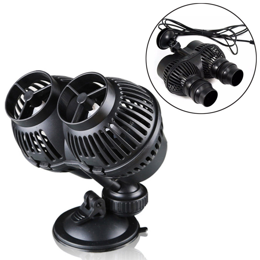 Powerhead Wave Maker - Dual-Head Aquarium Circulation Pump Submersible Wave