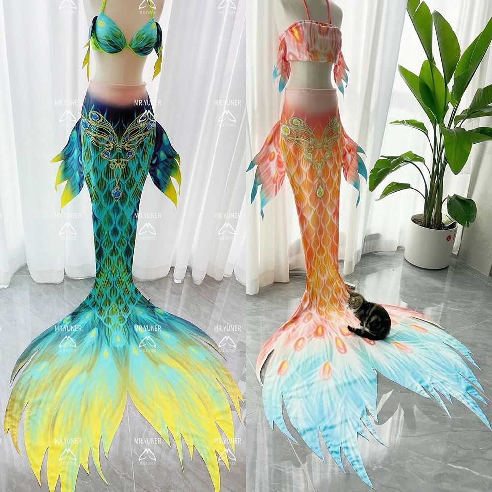 Aquarium & Marine Science Center - Mermaid Tail Adult Ladies Swimwear Match