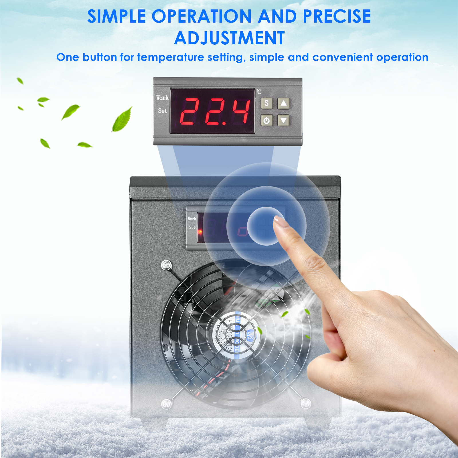 180W Aquarium Water Chiller 55 - đánh giá và giá Marine Aquarium Chiller