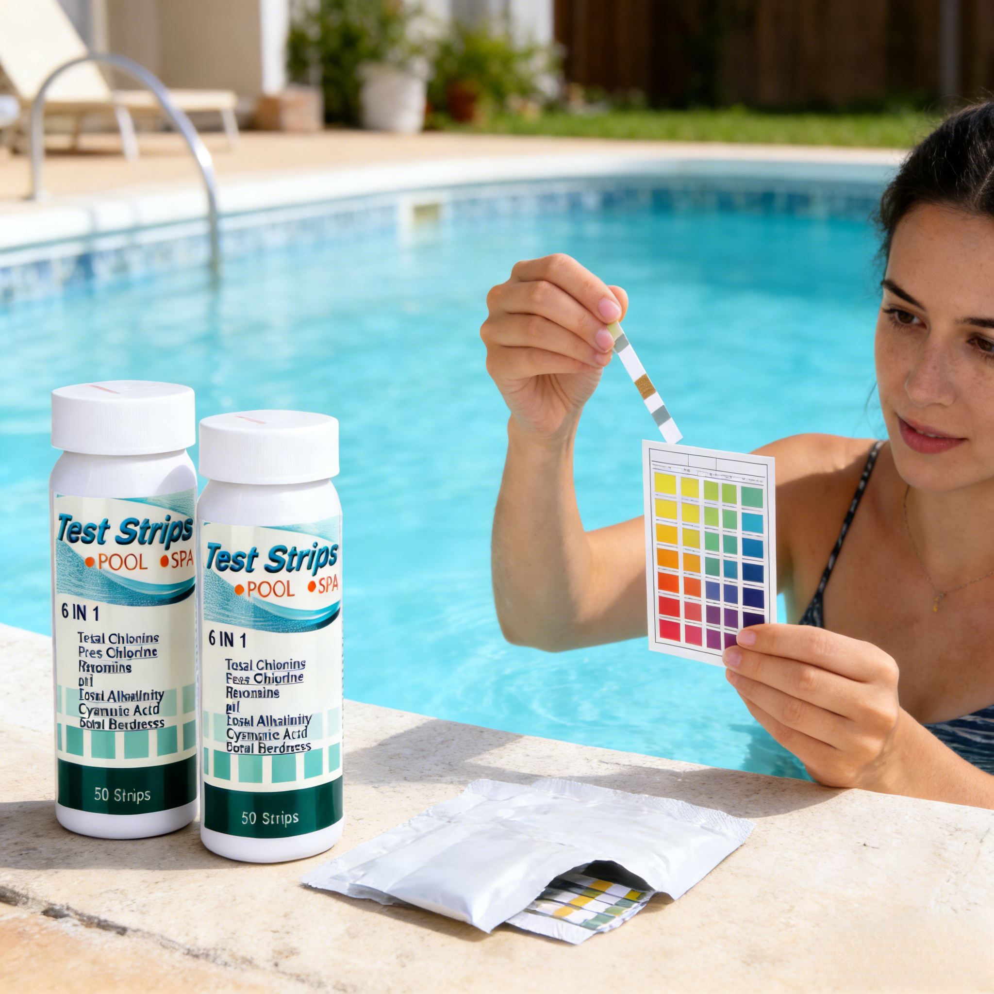 6 in 1 Pool Water Test Strips, - đánh giá và giá Marine Aquarium Water Testing