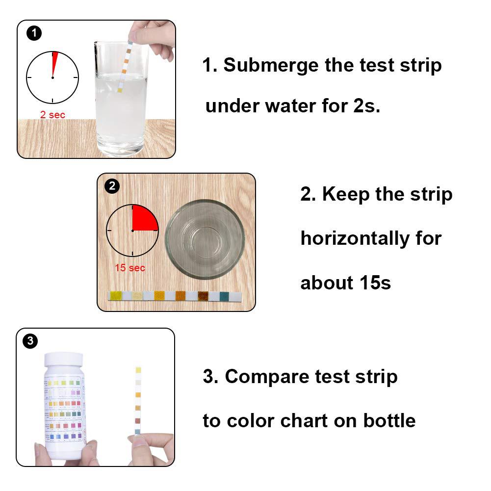 6 in 1 Pool Water Test Strips, - đánh giá và giá Marine Aquarium Water Testing