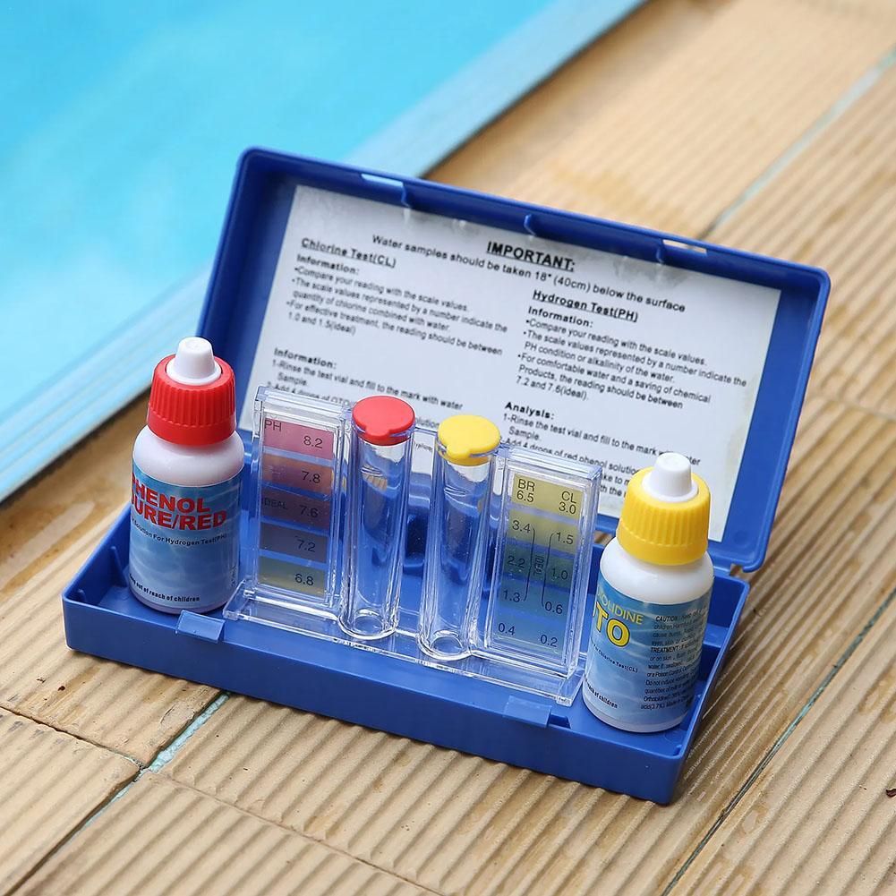 PH Chlorine Water Test Kit Tes - đánh giá và giá Marine Aquarium Water Testing