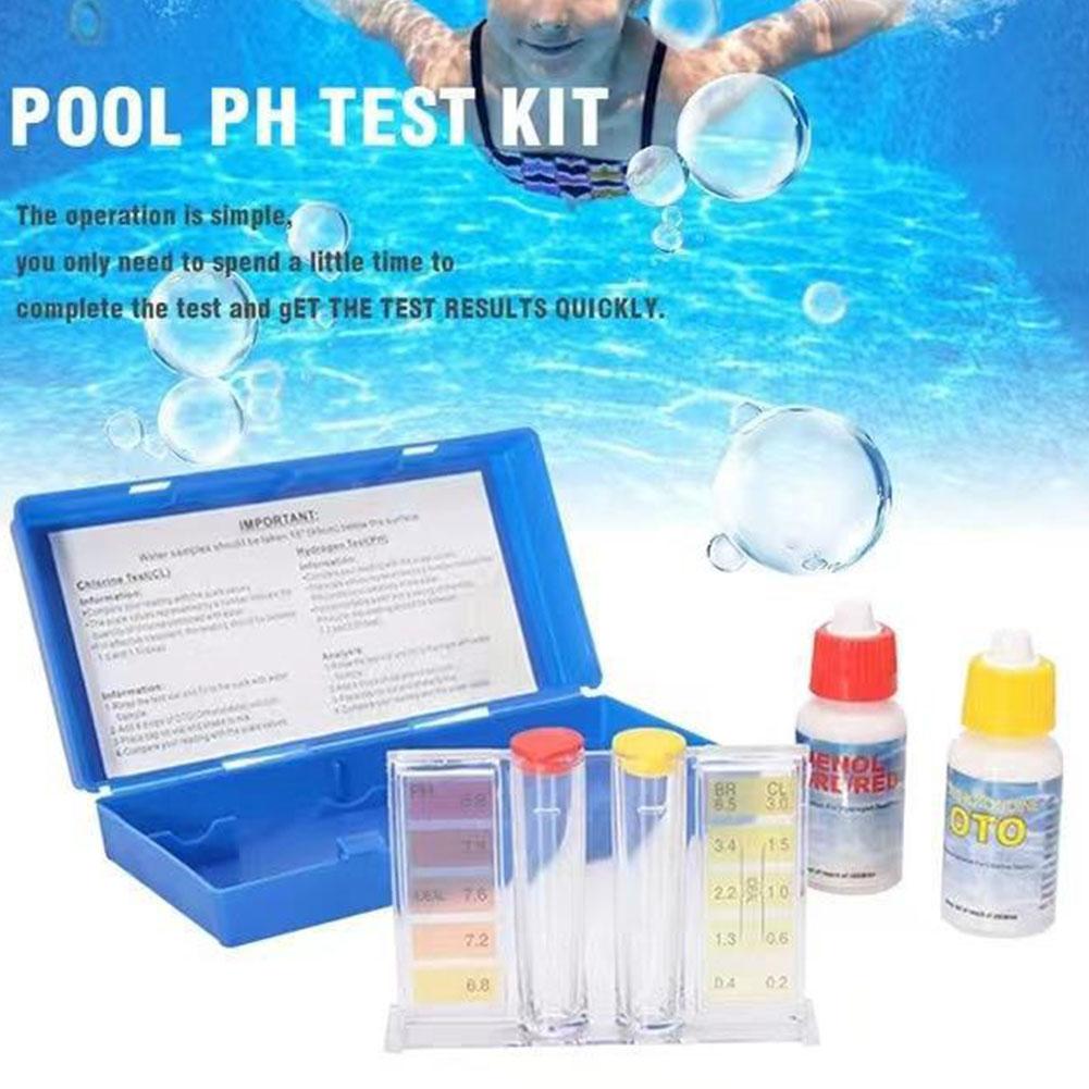 PH Chlorine Water Test Kit Tes - đánh giá và giá Marine Aquarium Water Testing