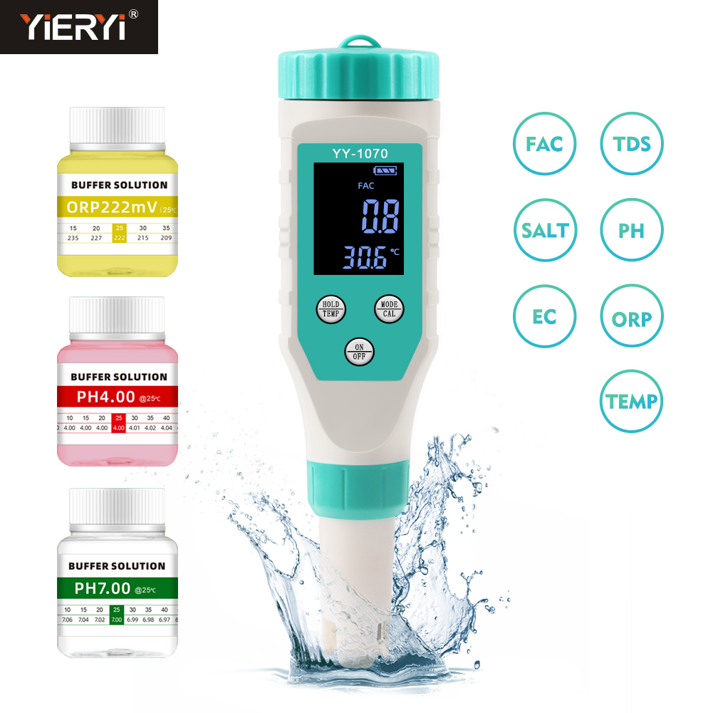 Digital PH/Chlorine/ORP/EC/TDS - đánh giá và giá Marine Aquarium Water Testing