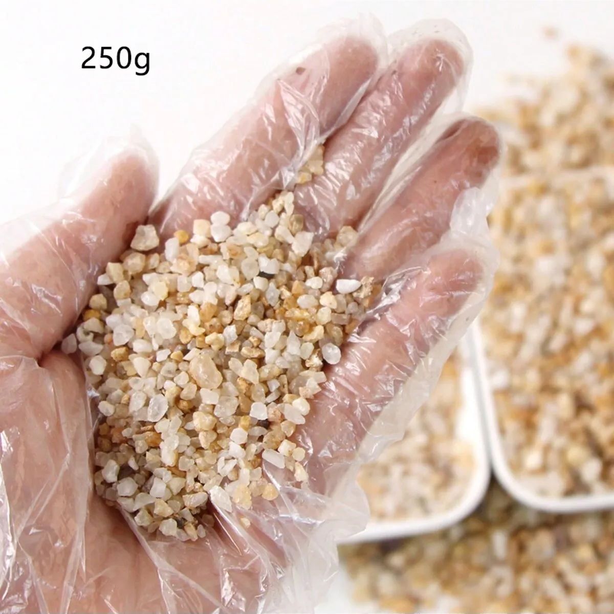 1pc-250g Natural Crystals Grav - đánh giá và giá Marine Aquarium Gravel