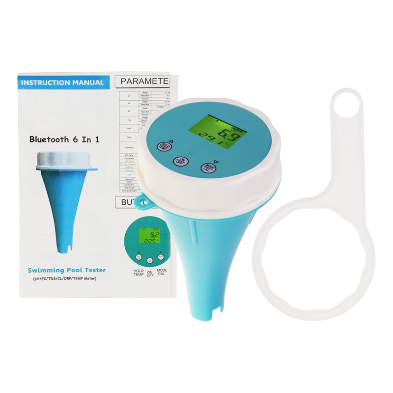 Bluetooth 6-in-1 Smart Chlorin - đánh giá và giá Marine Aquarium Water Testing