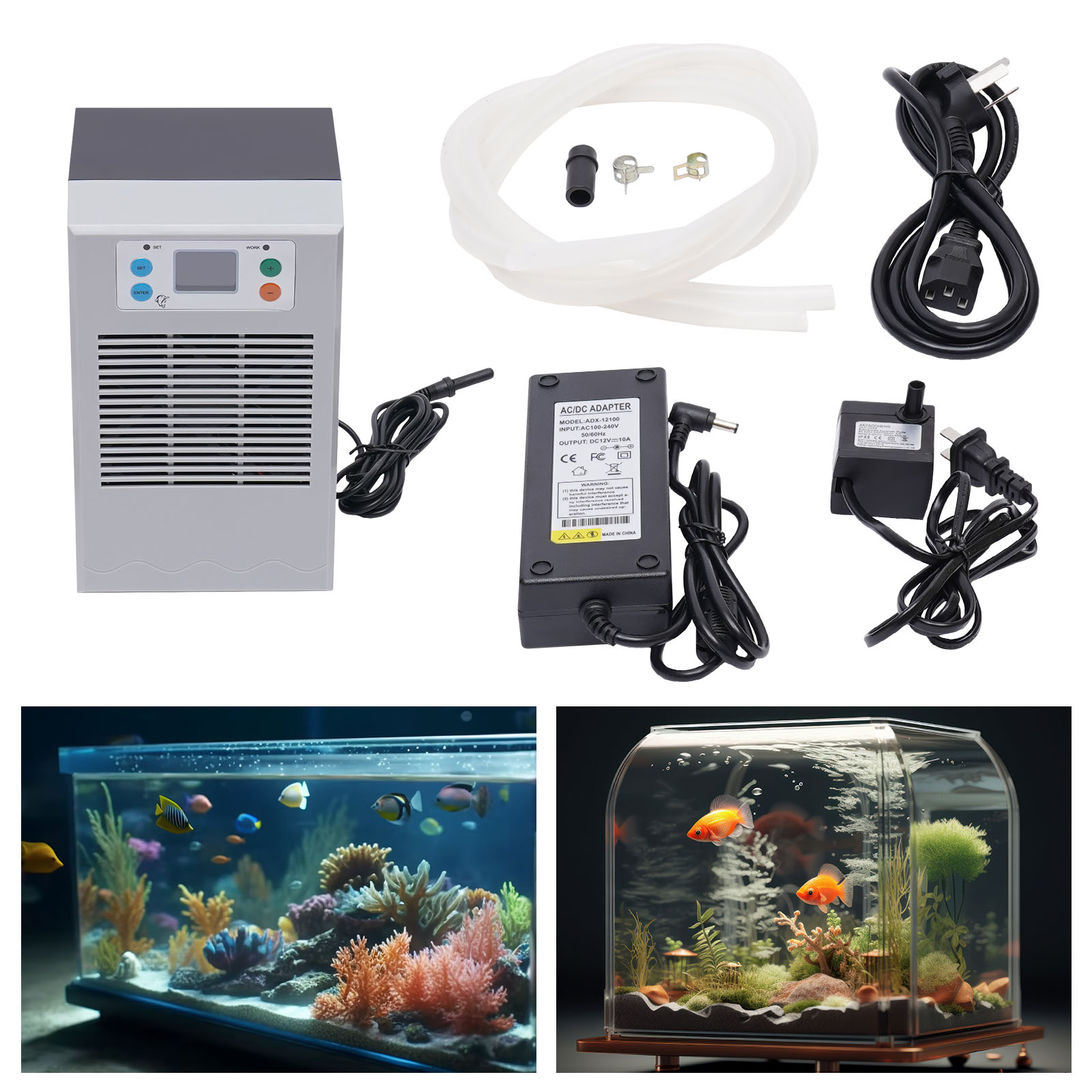 Aquarium Water Chiller, 100W F - đánh giá và giá Marine Aquarium Chiller