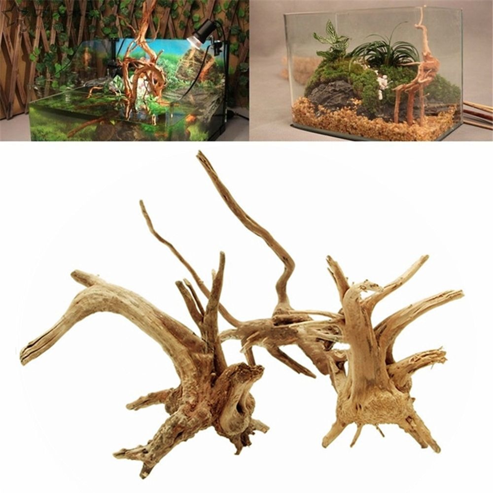 New Natural Wooden Fish Tank D - đánh giá và giá Marine Aquarium Gravel