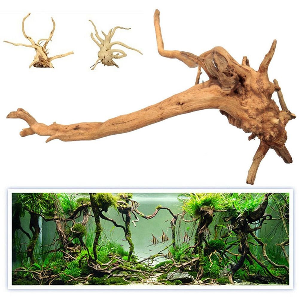 New Natural Wooden Fish Tank D - đánh giá và giá Marine Aquarium Gravel