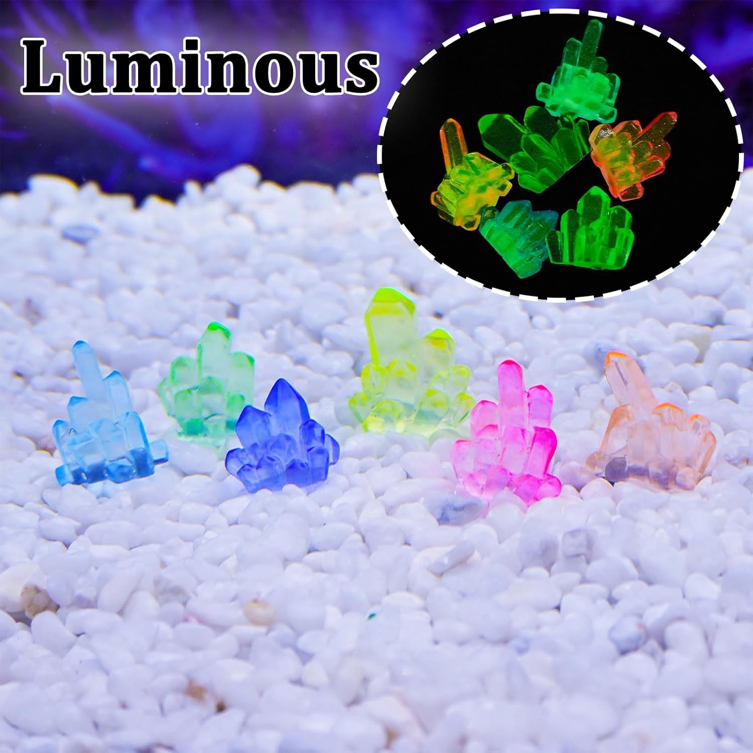 12pcs Glow in the Crystal Mini - đánh giá và giá Aquarium Innovative Marine