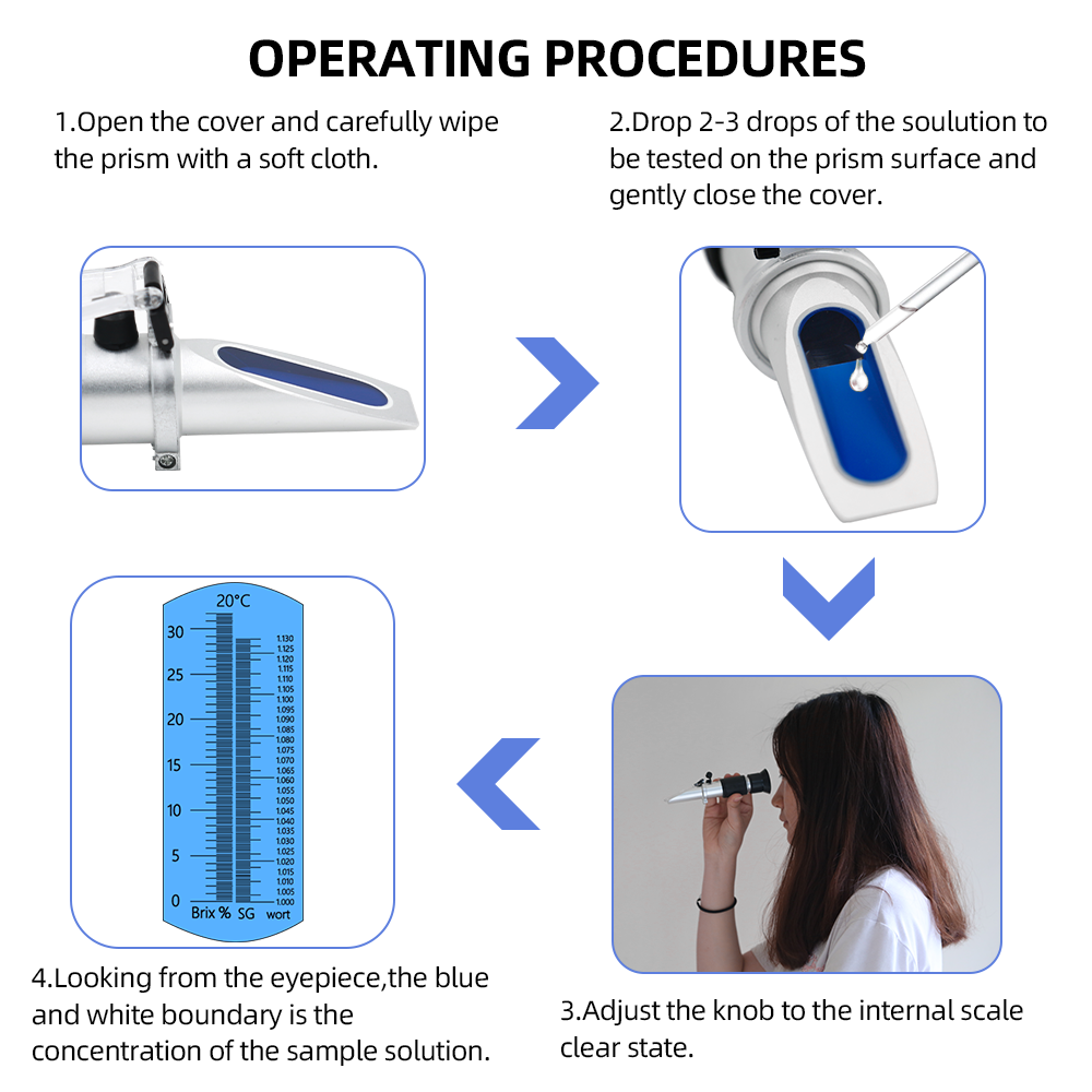 Beer Wort Refractometer 0-32%  - đánh giá và giá Marine Aquarium Refractometer