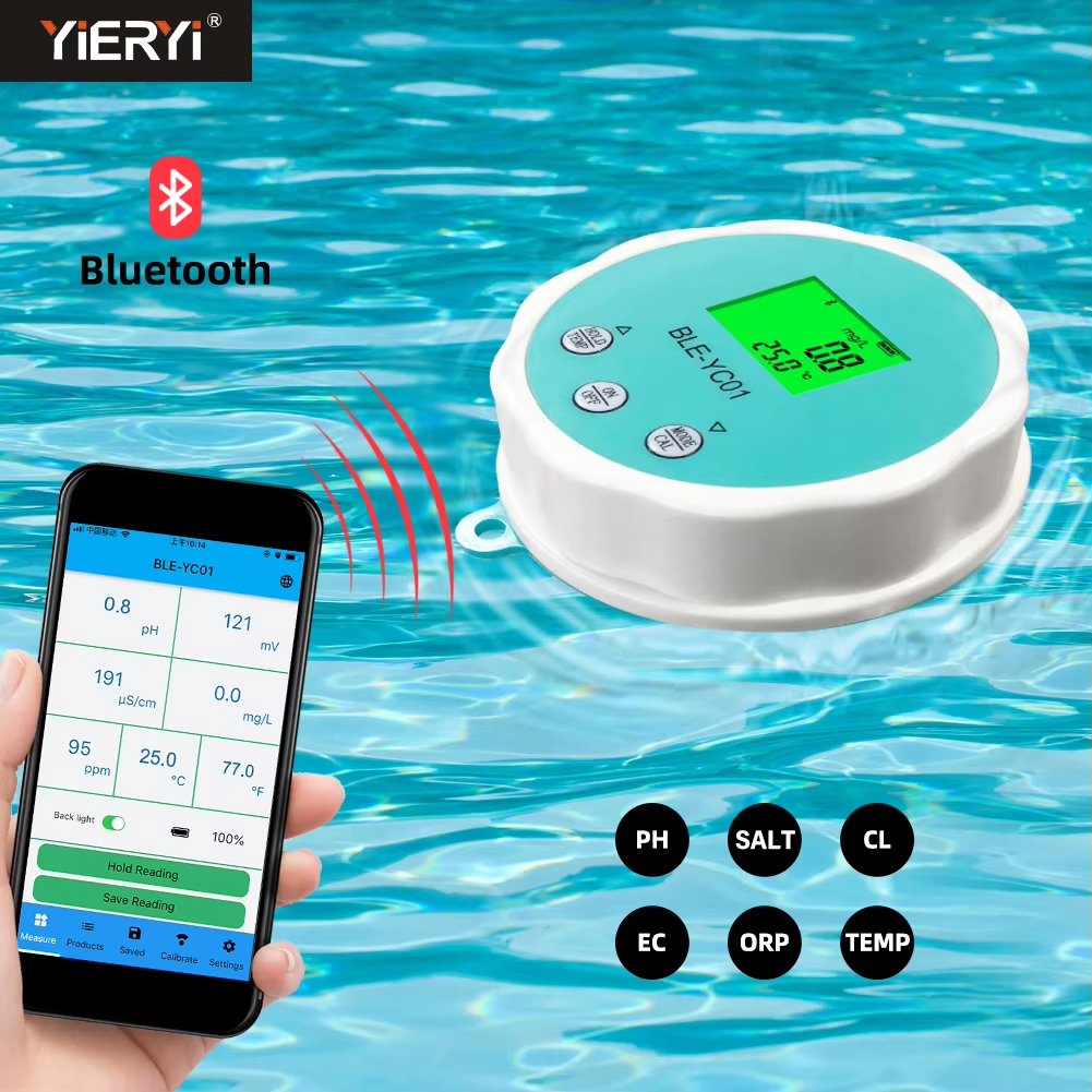 Smart PH Chlorine Meter Swimmi - đánh giá và giá Marine Aquarium Water Testing