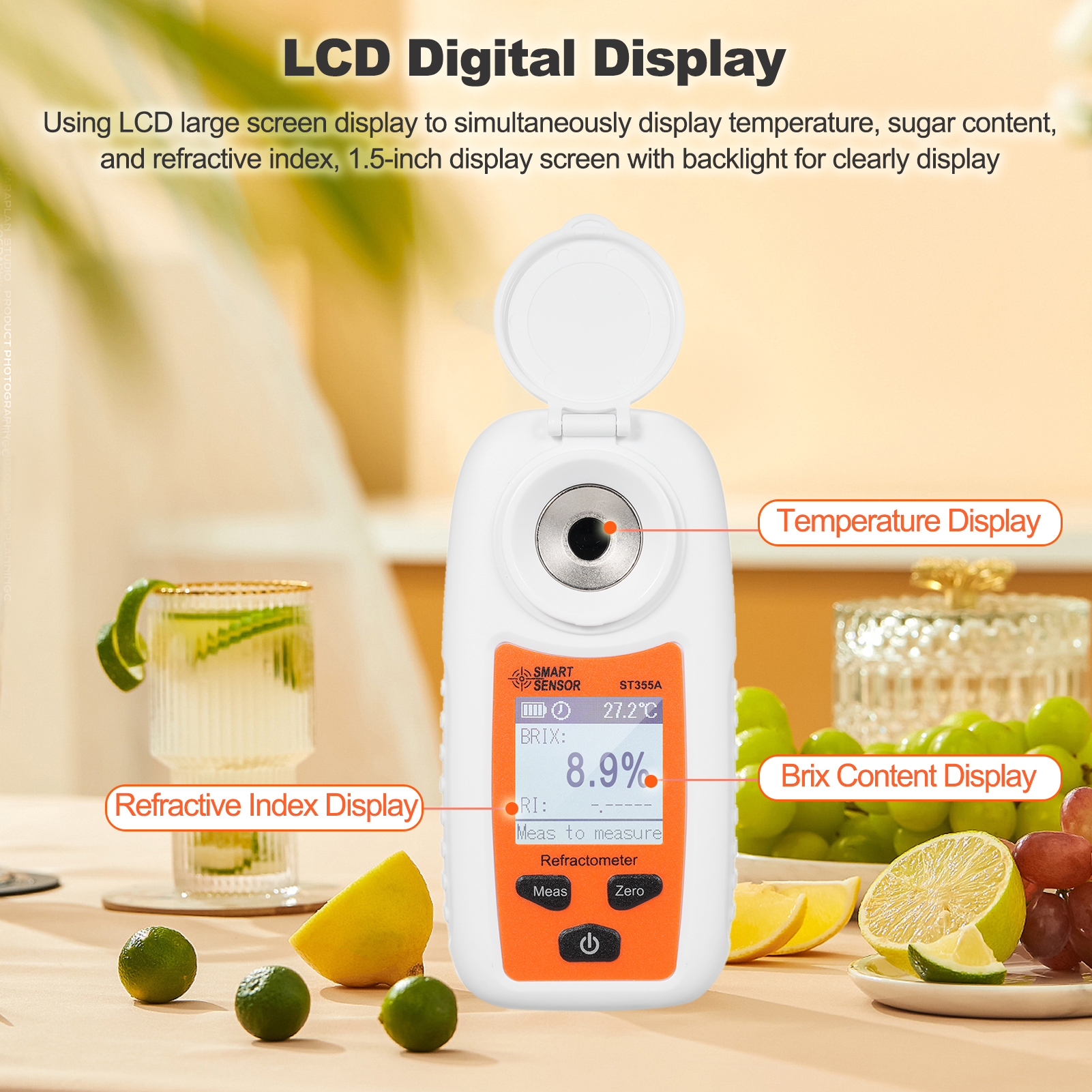 LCD Digital Refractometer Brix - đánh giá và giá Marine Aquarium Refractometer