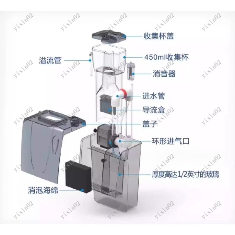 Saltwater Aquarium Protein Ski - đánh giá và giá Marine Aquarium Protein Skimmer
