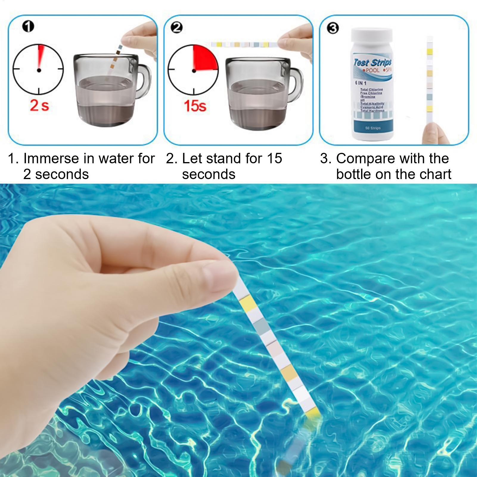 100pcs 7 in 1 Chlorine/PH/Alka - đánh giá và giá Marine Aquarium Water Testing