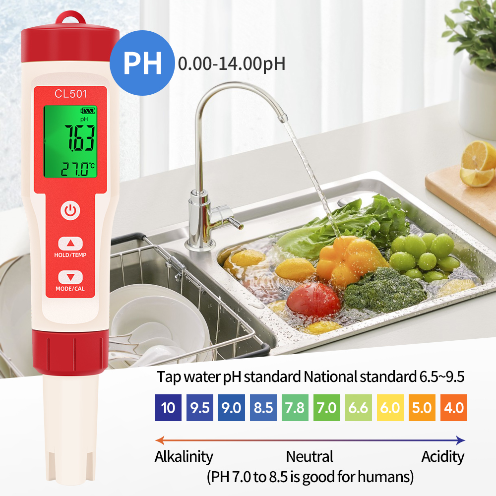 PH/CL2/H2/ORP/Temperature Mete - đánh giá và giá Marine Aquarium Water Testing