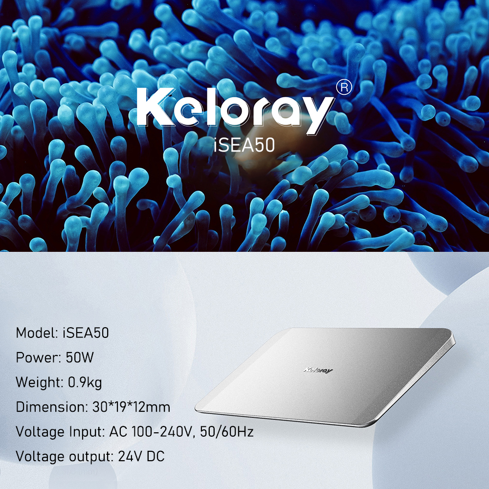 Keloray iSEA50 50W Fanless Ful - đánh giá và giá Aquarium Marine Fishes