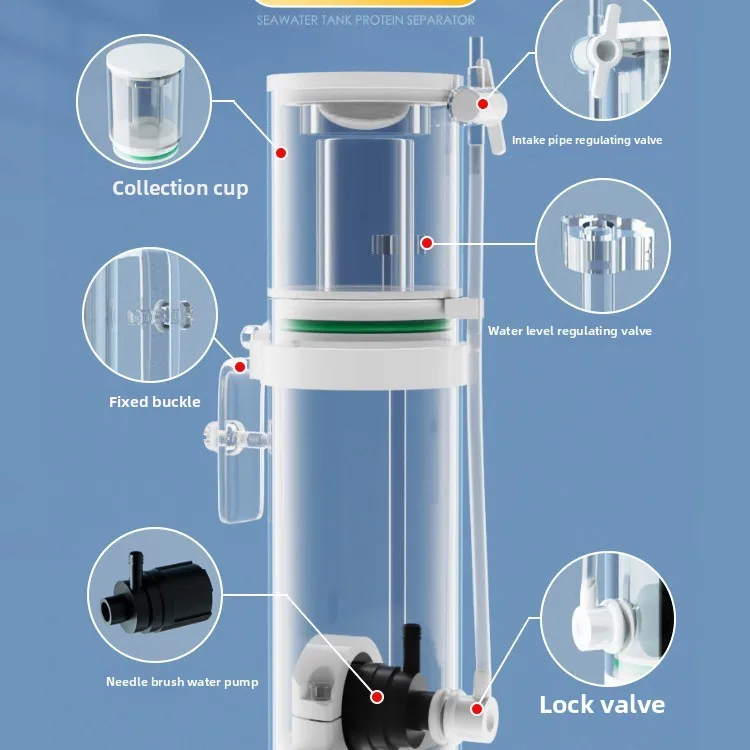 110V-240V New Mini Aquarium Pr - đánh giá và giá Marine Aquarium Protein Skimmer
