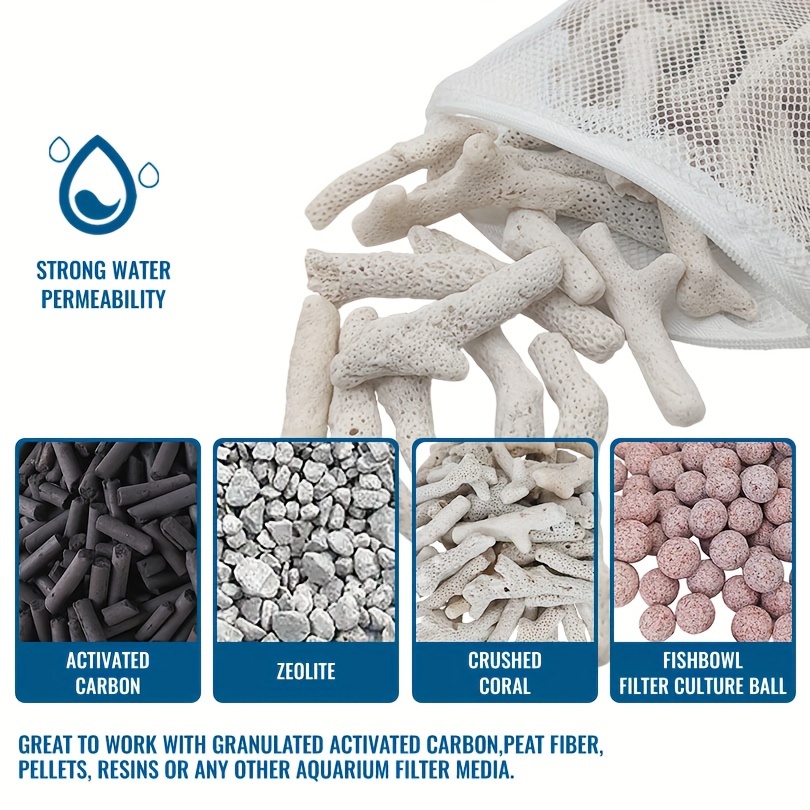 Reusable Zipper Filter Media B - đánh giá và giá Marine Aquarium Protein Skimmer