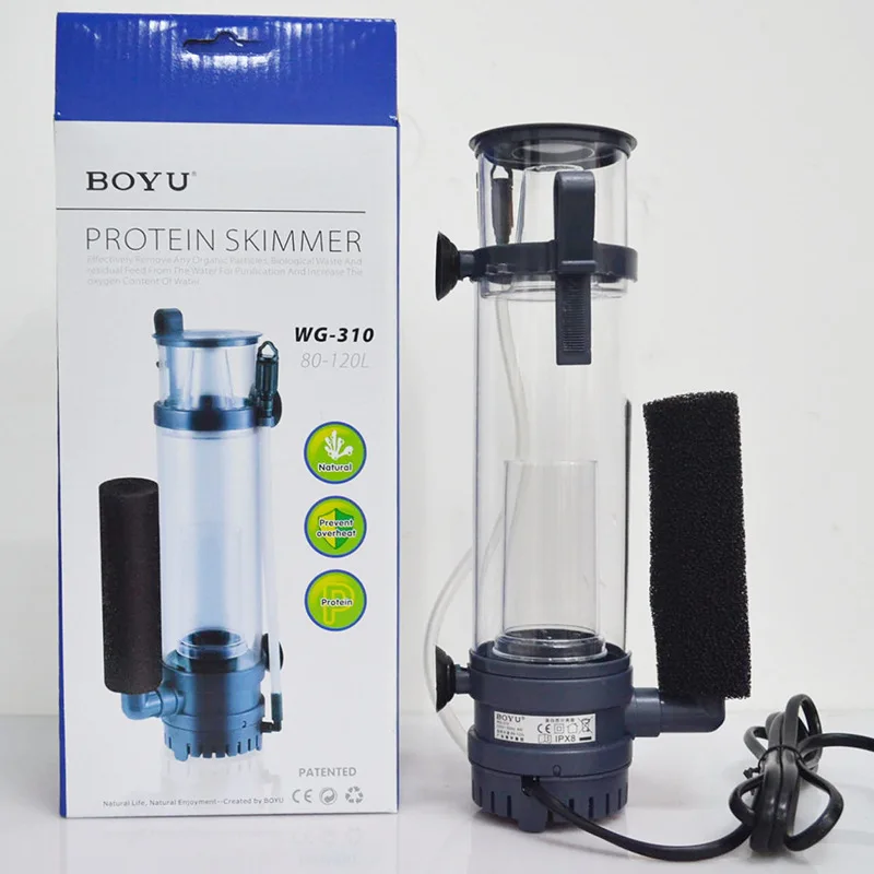 6W/8W BOYU Protein Skimmer Fil - đánh giá và giá Marine Aquarium Protein Skimmer
