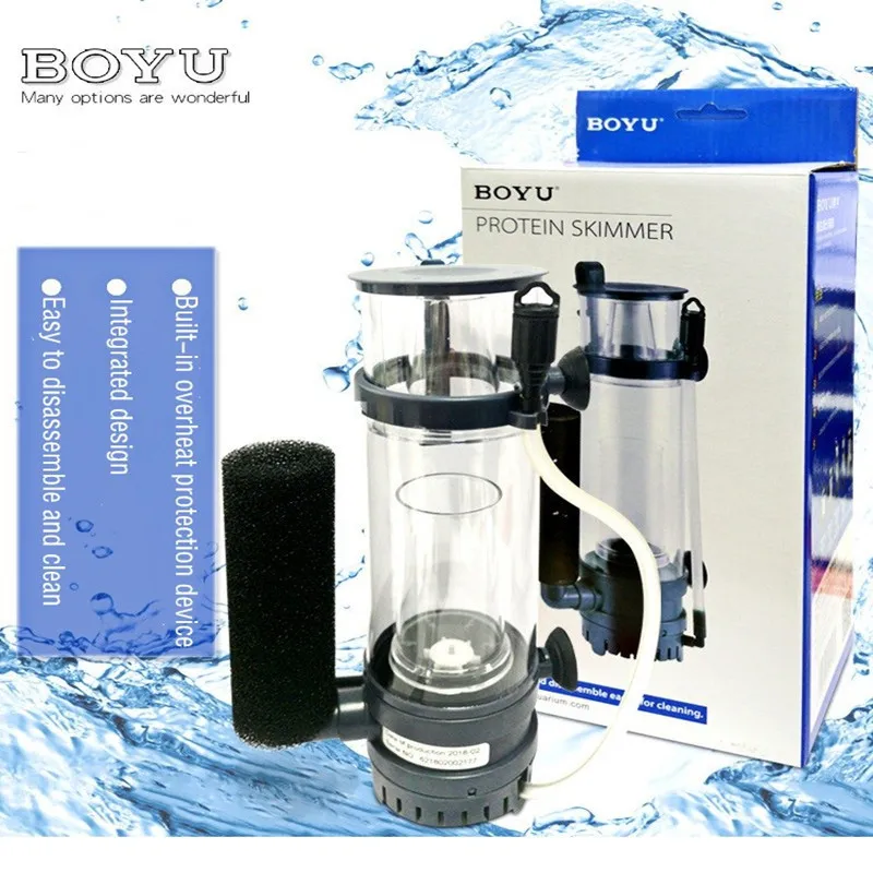 6W/8W BOYU Protein Skimmer Fil - đánh giá và giá Marine Aquarium Protein Skimmer