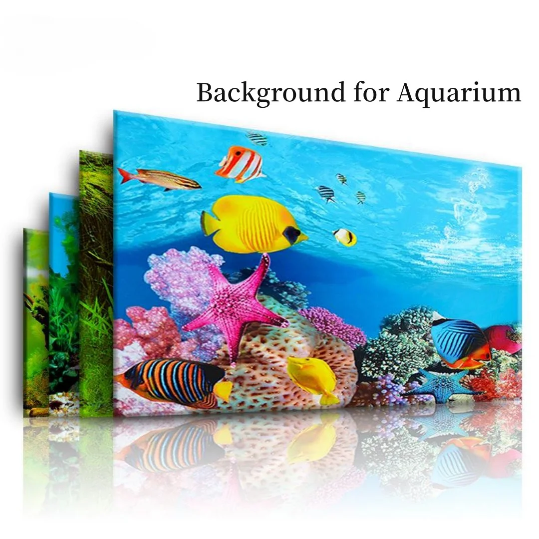 Background Aquarium 3D Sticker - đánh giá và giá Aquarium Innovative Marine