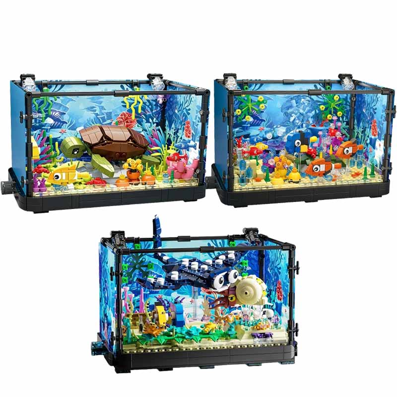 Fish Tank Building Block Set w - đánh giá và giá Aquarium Marine Fishes
