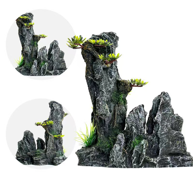 Resin Aquarium Rockery Mountai - đánh giá và giá Marine Aquarium Gravel