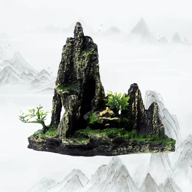 Resin Aquarium Rockery Mountai - đánh giá và giá Marine Aquarium Gravel