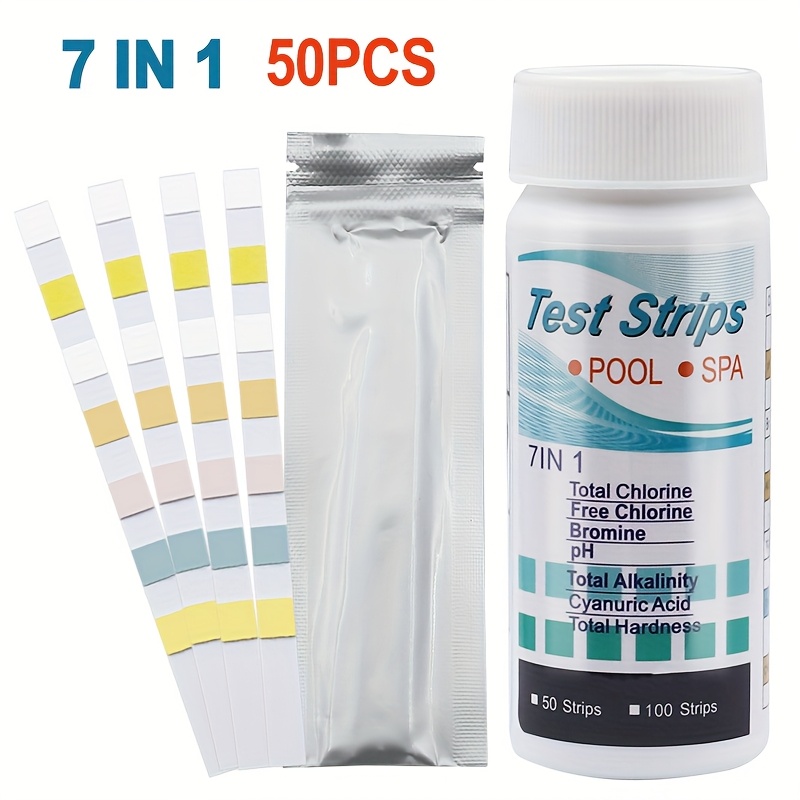 7-in-1 50/100pcs Swimming Pool - đánh giá và giá Marine Aquarium Water Testing