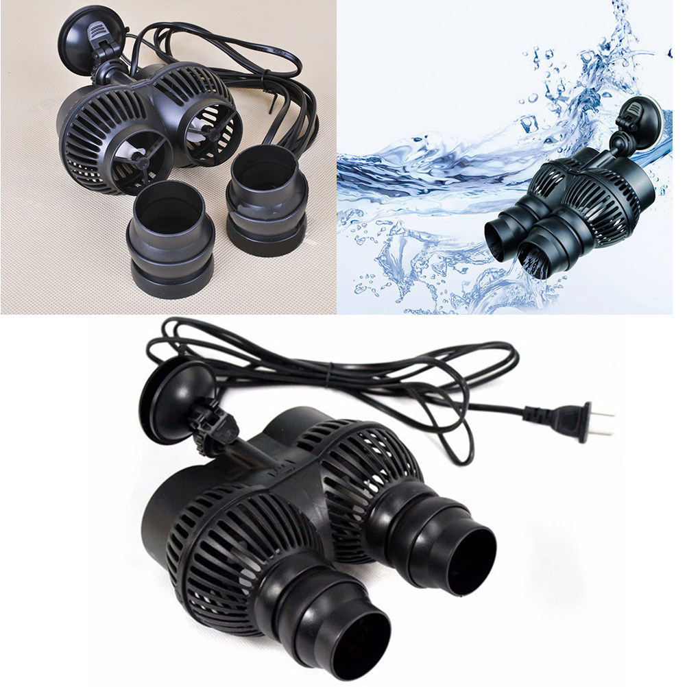 Dual-Head Aquarium Circulation - đánh giá và giá Powerhead Wave Maker