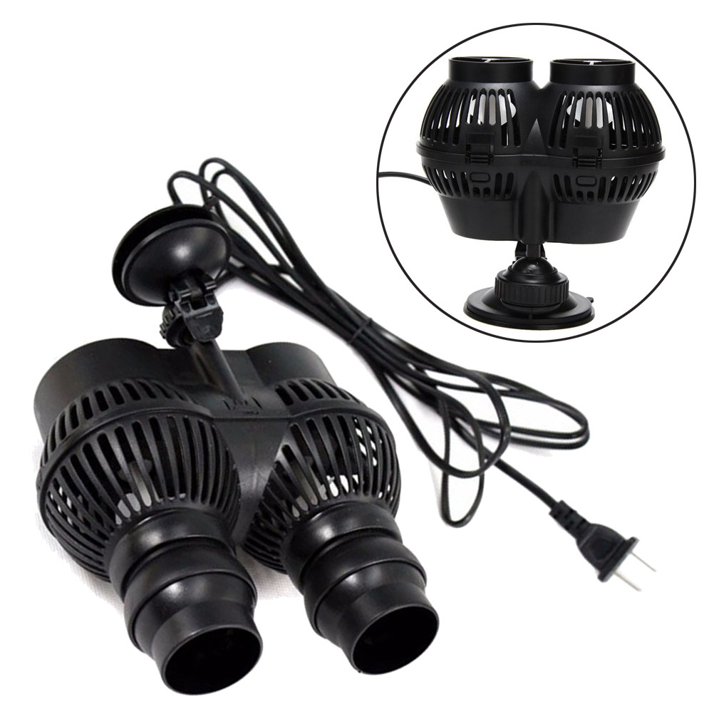 Dual-Head Aquarium Circulation - đánh giá và giá Powerhead Wave Maker