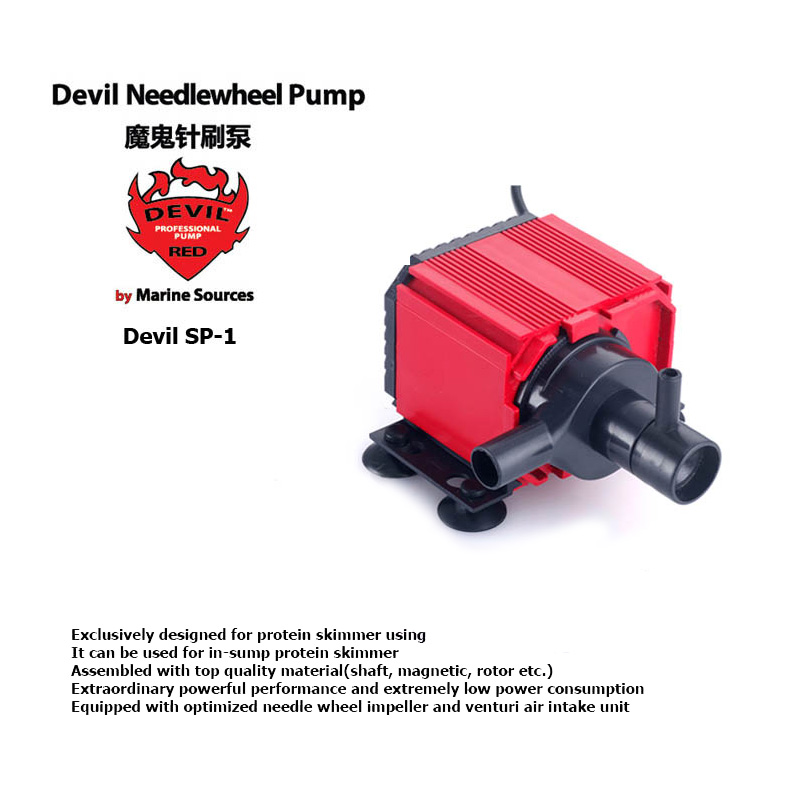 Red Devil Needle Wheel Pump De - đánh giá và giá Marine Aquarium Protein Skimmer