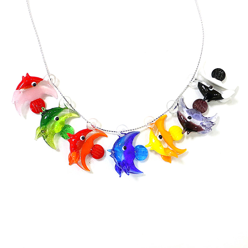 2pcs Mini Fish Glass Pendant C - đánh giá và giá Aquarium Marine Fishes