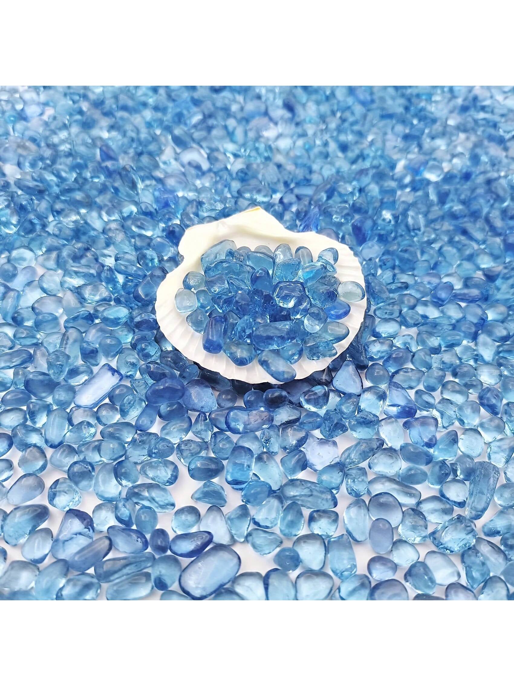 Blue Glass Gravel 3 4mm Aquari - đánh giá và giá Marine Aquarium Gravel