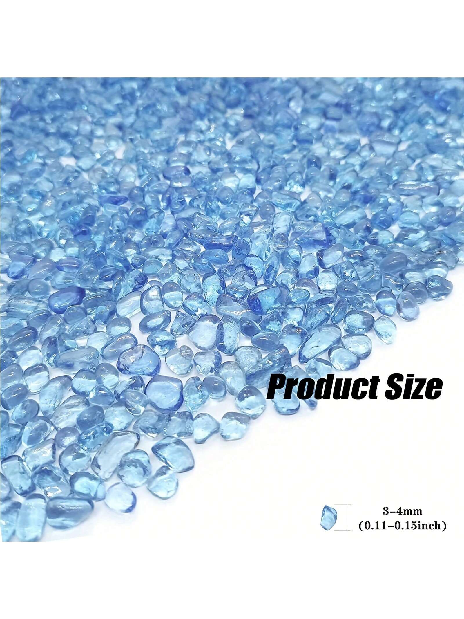 Blue Glass Gravel 3 4mm Aquari - đánh giá và giá Marine Aquarium Gravel