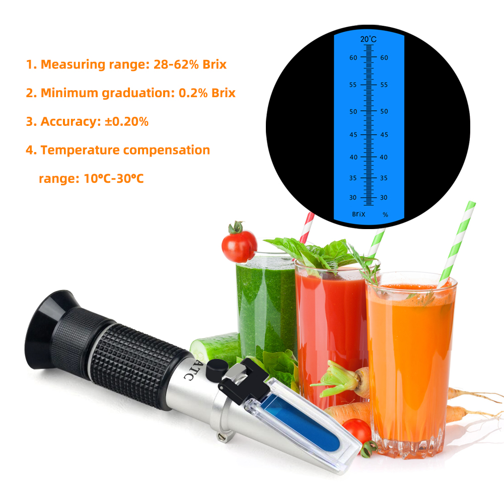 Professional 28-62% Brix Refra - đánh giá và giá Marine Aquarium Refractometer