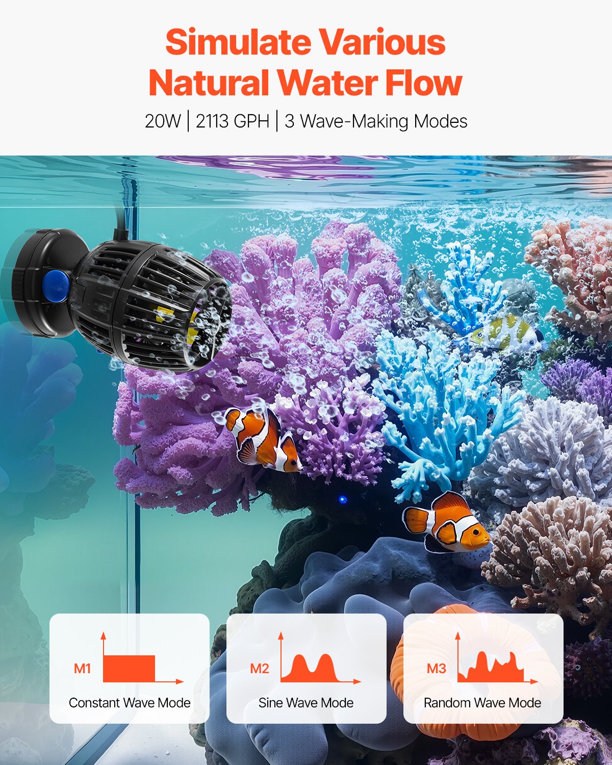 Aquarium Wave Maker With Contr - đánh giá và giá Powerhead Wave Maker